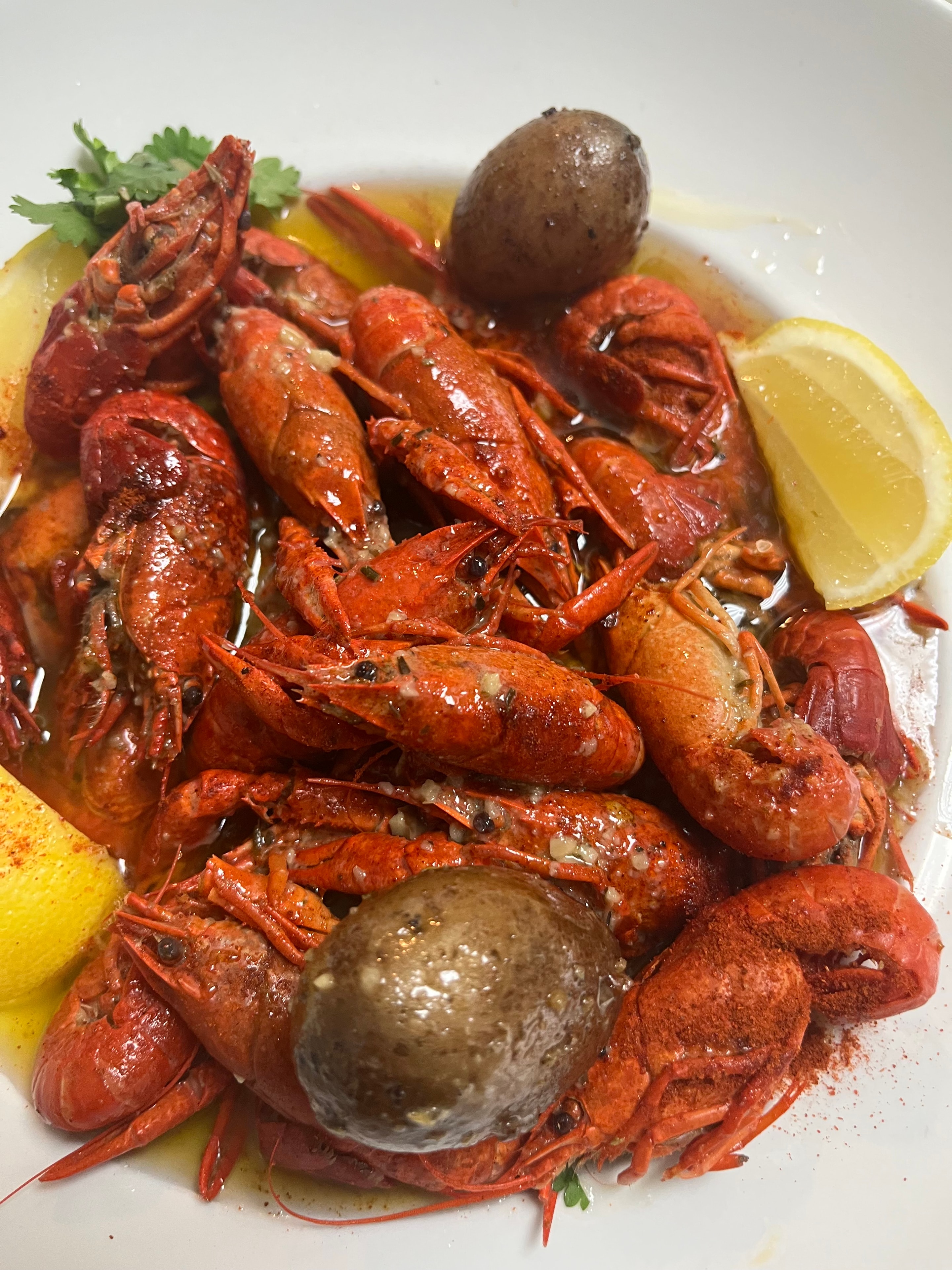 Crawfish platter