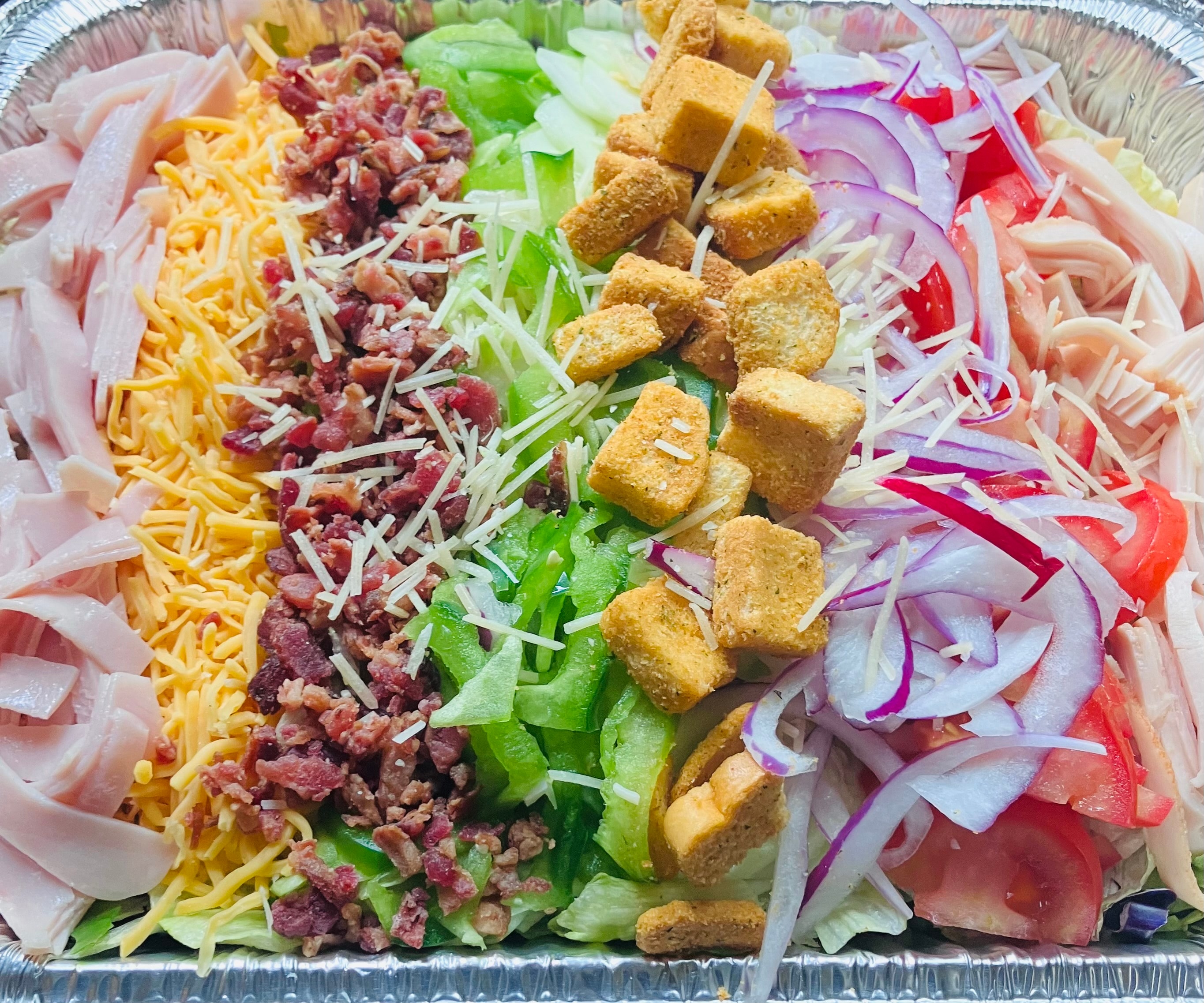 Loaded salad platter
